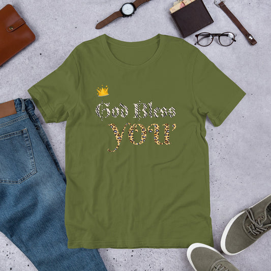 “God Bless You” Unisex t-shirt